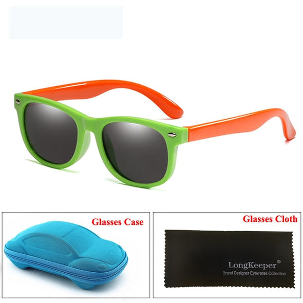 Multicolor Kid Sunglasses and Case