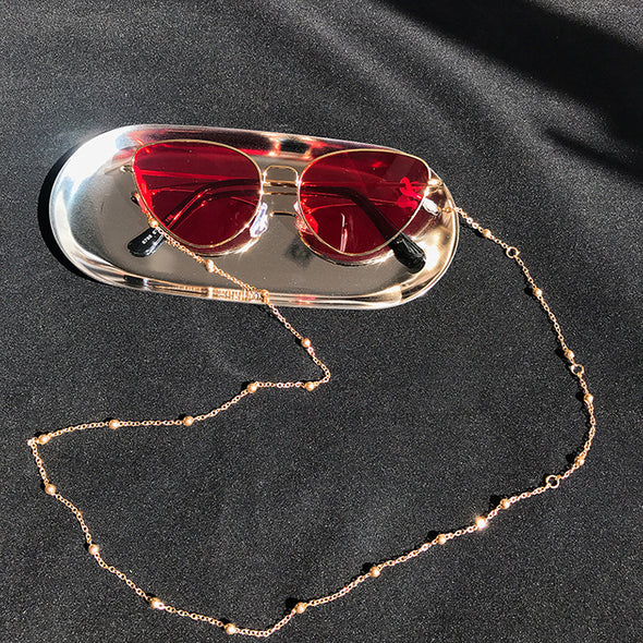Eyeglass Chains Sunglasses Gold Silver Reading Glasses or Sunglasses
